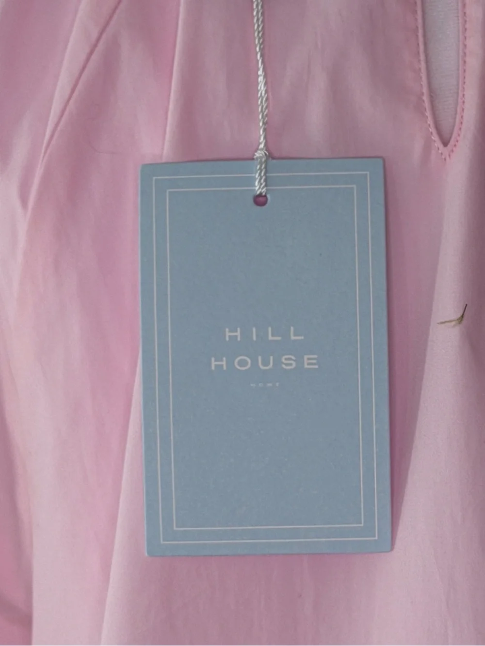 Hill House Francesca Top Ballet Pink XS NWT Puff Sleeve Peplum